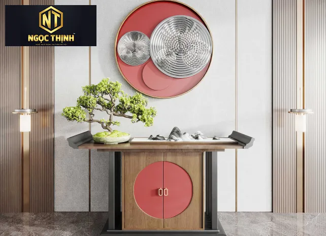 TỦ ĐỰNG NGỌC THỊNH KIỂU TÂN CỔ ĐIỂN